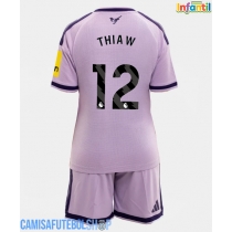 Camisa de time de futebol Newcastle United Malick Thiaw #12 Replicas 3º Equipamento Infantil 2026-27 Manga Curta (+ Calças curtas)